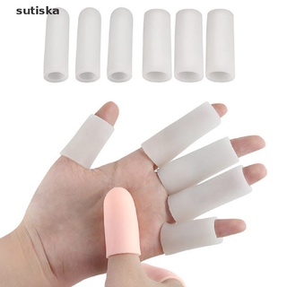 sutiska 5 piezas de silicona gel tubo vendaje del dedo del pie protector del dedo del pie alivio del dolor pies cuidado cl
