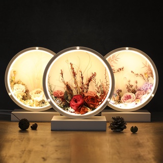 Spot Real flor lámpara de mesa flor luna llena lámpara recuerdo regalo decoración