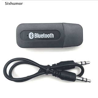 [sixhumor] adaptador receptor de audio inalámbrico usb bluetooth de 3.5 mm cl
