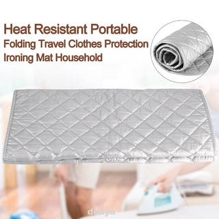 Resistente al calor de viaje grueso antideslizante portátil plegable protección de ropa de vapor prensado alfombrilla de planchar (1)