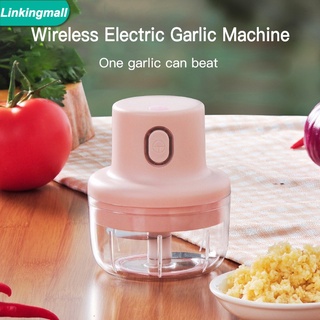 inalámbrico mini eléctrico ajo alimentos picador de jengibre vegetales trituradora cortador de alimentos licuadora procesador