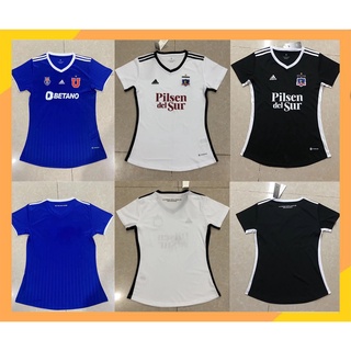 Lady jersey 2022 2023 colo Universidad de Chile En Casa Mujer Ropa de Fútbol Camisa S-XXL