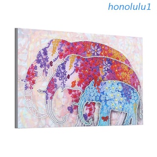 honolulu1 diy 5d diamond pintura kits para adultos pintura diamante imágenes artes artesanía para decoración de pared, elefante