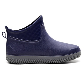 [botas de hombre] yts hombres tubo corto antideslizante impermeable zapatos botas de lluvia zapatos de moda zapatos de pesca (9)