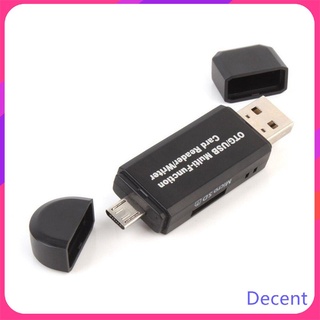 Lector de tarjetas OTG multifuncional Micro SD/tarjeta SD/lector de tarjetas USB