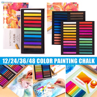 Set De Pasteles Suaves Cuadrados Tizas Cuadrado Artista Pastel Caja De 12/24/36/48 Colores Surtidos
