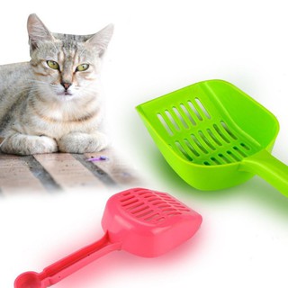 😸 Cat 😸 limpiador Scooper pala arena basura cuchara de plástico gato cuchara