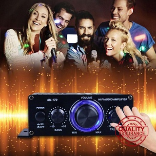 400W Mini HiFi Digital Bluetooth Estéreo Amplificador De Audio Hogar Uso De Radio Micrófono O1Y5