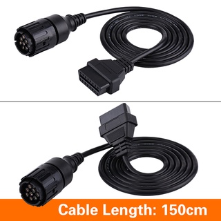10 Pin Male to OBDII 16 Pin Female Diagnostic Cable for BMW Motorcycle (6)