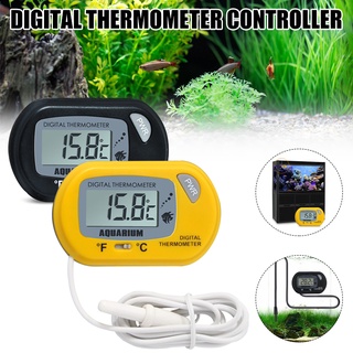 Termómetro Digital lcd para acuario, tanque de peces, agua, terrario, temperatura para acuario