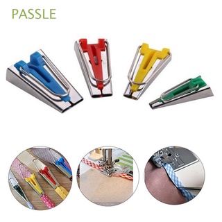 PASSLE 6mm\12mm\18mm\25mm Craft DIY Fabric Bias Tape Presser Foot Binding Maker Splicing Cloth Tool Overlocking Stitch Household Quilting Sewing Accessories