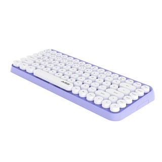 308i teclado inalámbrico bluetooth portátil 84 teclas retro redondo teclado (8)
