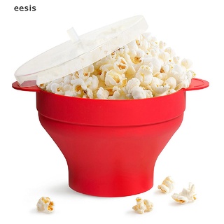 [Eesis] Silicone Popcorn Maker Microwave Popcorn Bucket Foldable Bucket FGH