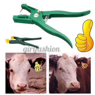 Gf aplicador perforador Tagger oreja etiqueta alicates para ganado oveja cerdo ganado vaca