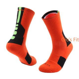 calcetines de baloncesto de tubo medio toalla inferior calcetines deportivos absorción de sudor resistencia al desgaste anti-fricción elite (7)