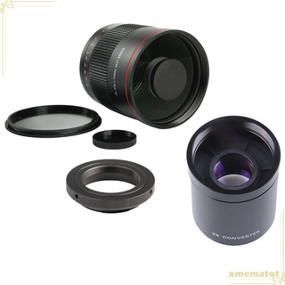 900mm f/8.0 Telephoto Mirror Lens for Nikon D700 D3100 D4 + 2X Teleconverter