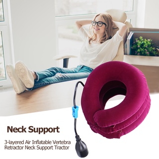 [hst]almohada elástica inflable para el cuello/almohada para alivio del dolor/aire cervical