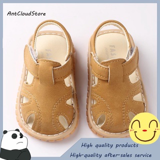 [Disponible En Inventario] Zapatos De Bebé De Verano Para Niños Con Sonidos/Para Bebés Cerrados Toe110.29