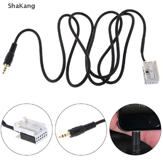 Skmy - cable adaptador mp3 de 3,5 mm aux-in para peugeot 307 308 407 C2 C5 RD4 O4C3 SKK