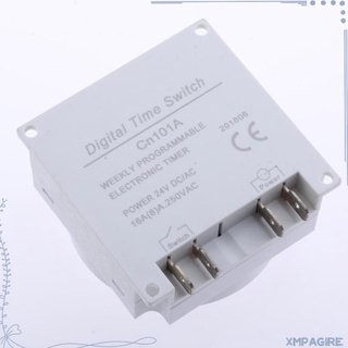CN101 DC 24V 16A Digital LCD Energa Temporizador Programable Interruptor De