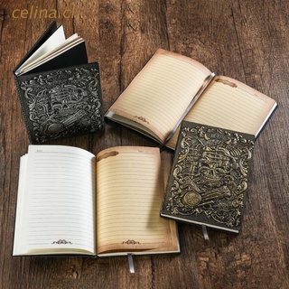 celina a5 cuaderno en relieve vintage en relieve diario de viaje cuaderno a5 retro