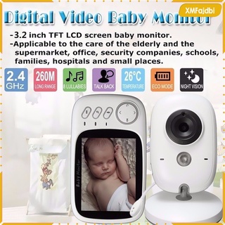 monitor digital inalámbrico de 3.2 pulgadas para bebés/monitor de temperatura
