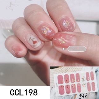 Corea Net rojo 3D estudiante japonés novia pegatinas de uñas a prueba de agua CCL198 - 208 (2)