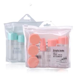 8Pcs/Bag Plastic Transparent Refillable Lotion Bottles / Mini Makeup Lotion Perfume Spray Bottle