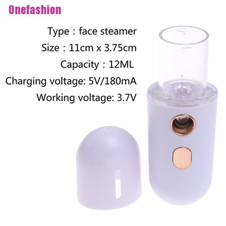 [onefashion] mini vaporizador facial nano mister face spray usb portátil spray botella
