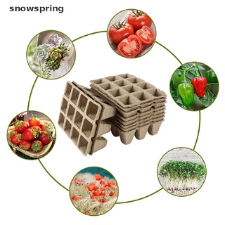 snowspring organic biodegradable macetas de papel para plantas, semillas de hierbas, semillas de vivero cl