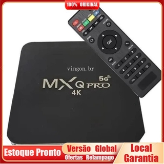 Caja de tv inteligente MXQ PRO 5G 4K 1G+8G enchufe de la ue y68 iphone TVS