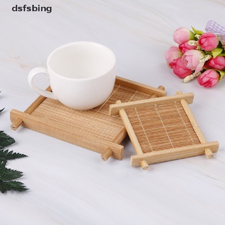 *dsfsbing* bamboo cup mat tea accessories table placemats coaster home kitchen decor hot sell