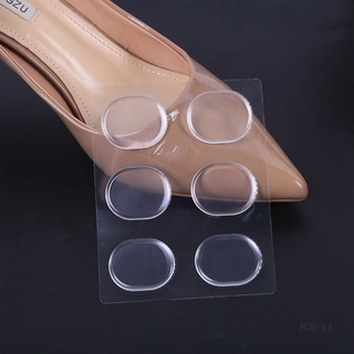 Invisibilidad transparente silicona plantillas altas antideslizantes zapatos almohadilla prevenir el dolor del talón mejora del tamaño del zapato-Kifli