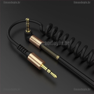 [Limaodeyin] cable Auxiliar Macho en forma de L 3.5mm a Macho Para coche