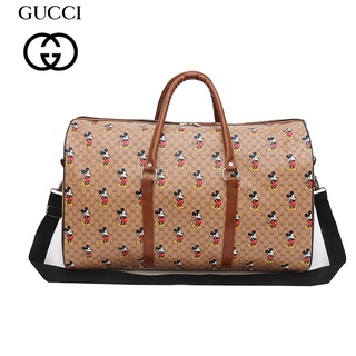 Gucci bolsa de lona de los hombres y las mujeres bolso bolso bolso bolso de un hombro y mano bolsa de deporte