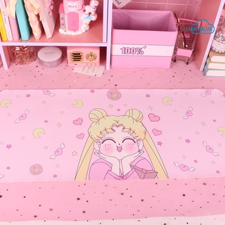 [AMBR Cmpt] Alfombrilla De Ratón Sailor Moon Impresión Impermeable Grande Antideslizante Escritorio Para Juegos