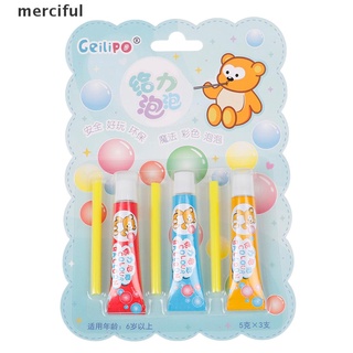 misericordiosa 3 unids/set seguro magic bubble pegamento juguete soplando colorido burbuja bola espacio globo cl