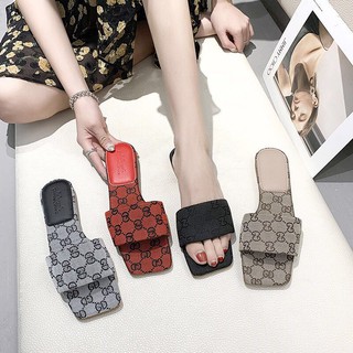 Diseño clásico deslizador zapatos para las mujeres sandalias 2020 INS nueva Popular casa zapatillas