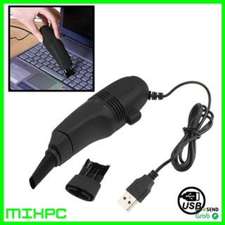 Mini aspiradora USB/teclado limpiador de polvo - negro