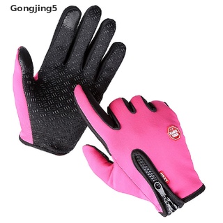 Gongjing5 guantes térmicos impermeables impermeables para pantalla táctil/invierno/invierno/invierno/para hombre/mujer (2)