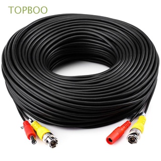 TOPBOO Professional BNC Cable Security Surveillance Recorder System DC Power Cord CCTV Camera DVR 5-20m High Quality Video Cable