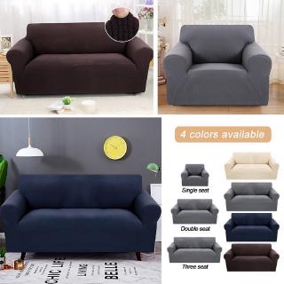 Funda de sofá elástica suave y cómoda de punto grueso todo incluido