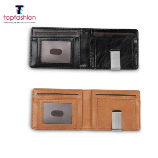 [TOP] Antimagnético Anti-RFID tarjeta de conducir titular de la tarjeta de cuero cartera-10.6