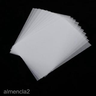 10 hojas de película retráctil media transparente, papel encogible, pulido fino (6)