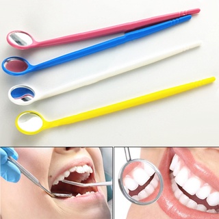 [bu]10 pzs espejo dental con mango largo para limpieza dental/limpieza dental/cuidado bucal
