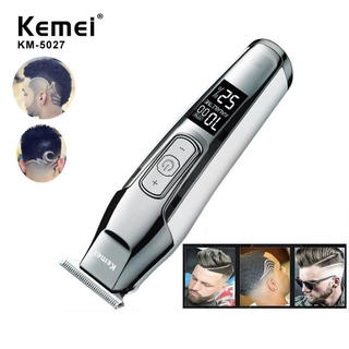 kemei KM-5027 profesional peluquería trimmer barba coche clipper hombres trimer cortador de pelo eléctrico borde maquinilla de afeitar máquina de corte de pelo