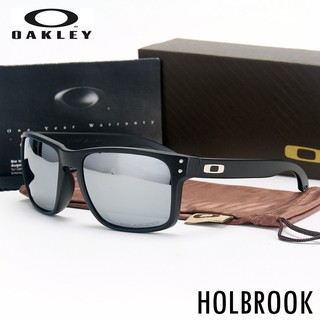 High Quality Oakley Sunglasses gafas de sol polarizadas oakley holbrook 9102 tr marco plateado lente plateada logo gafas deportivas
