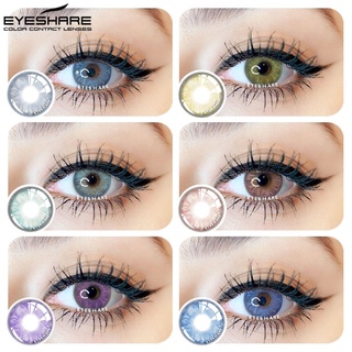 EYESHARE 1 par de lentes de contacto de cristal de piedras preciosas para ojos/lentes de contacto cosméticos/uso anual