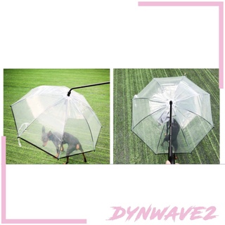 [DYNWAVE2] Paraguas para perro gato construido en correa para caminar, impermeable, resistente al agua, lluvia de nieve (2)