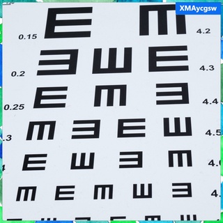 Standardized Eye Chart E Letter Visual Testing Chart for Home Waterproof (5)
